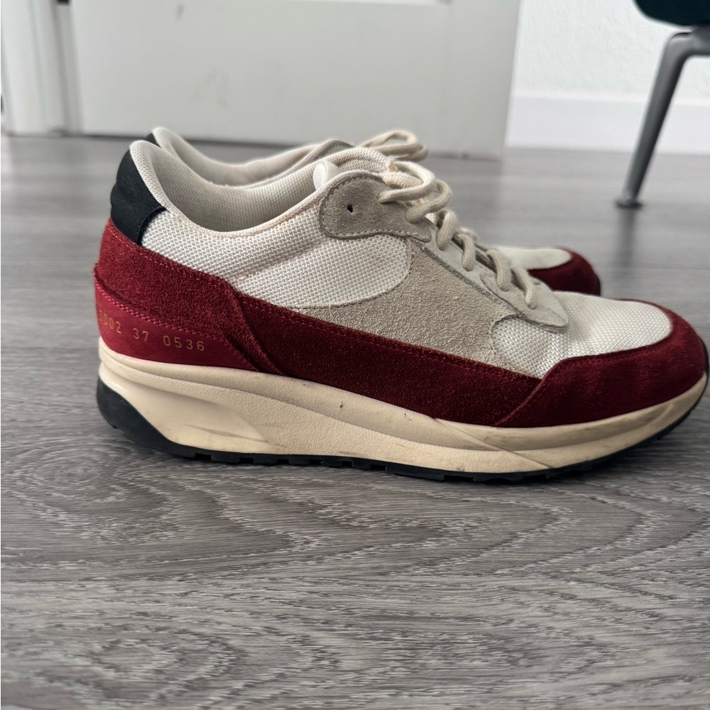Woman by Common Projects Black and White Sneakers